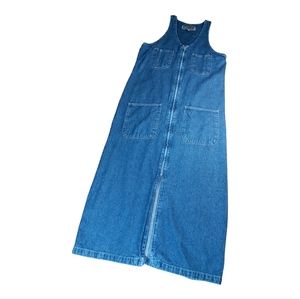 Vintage Denim Ladies Sleeveless Jumper Dress 11/12